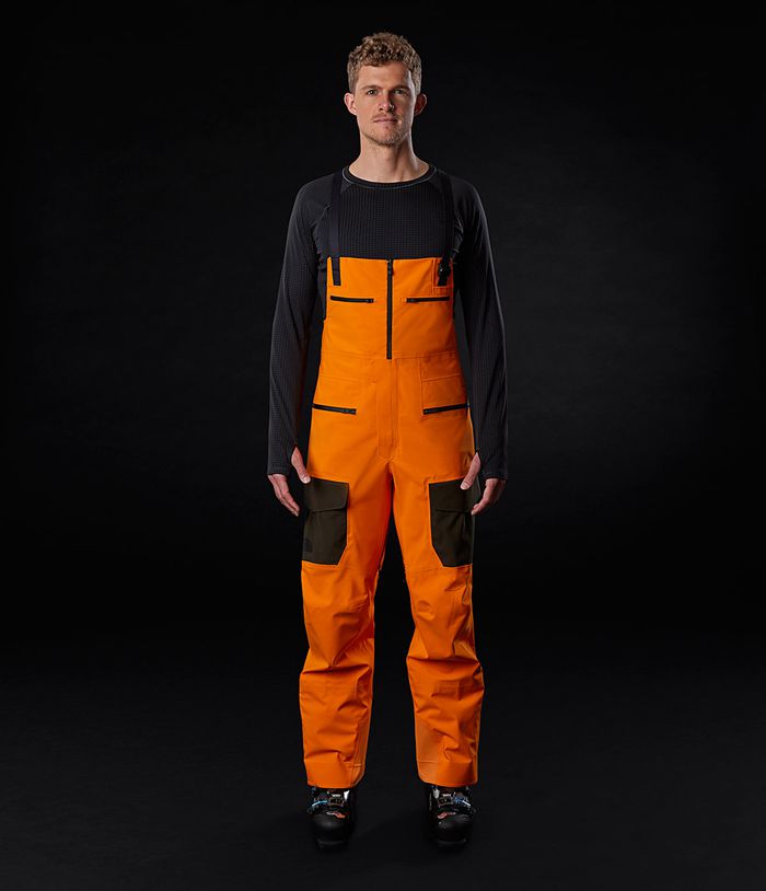 Pantalon Nieve The North Face Hombre A-Cad Futurelight™ Bib - Colombia VXMIKC654 - Naranjas